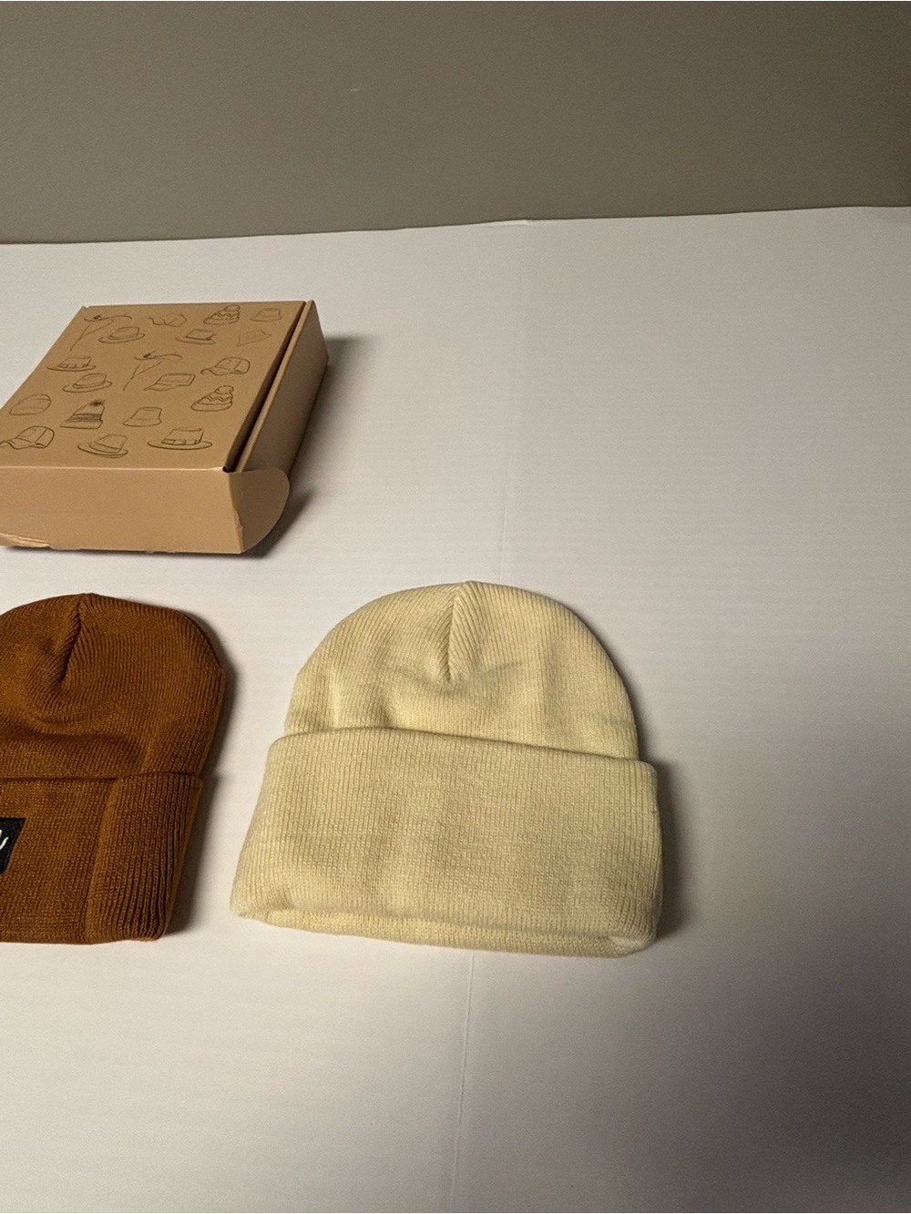 Beanie hats set of three new. Smiley face on front. - Picture 5 of 8